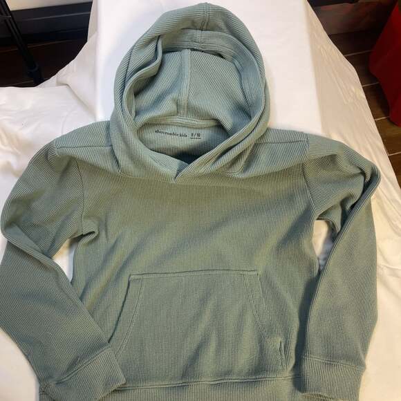 Abercrombie Kids Green Pullover Hoodie - Picture 1 of 1